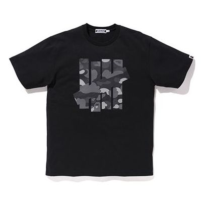 A Bathing Ape x Undefeated 5 Strikes T-Shirt 'Black' BAPE-18FW-002