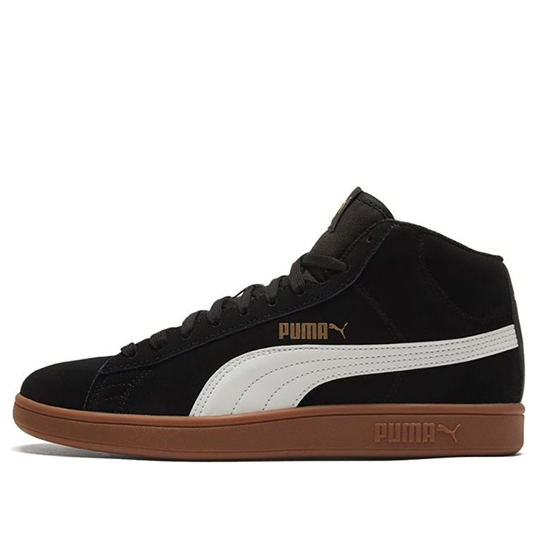 PUMA Smash V2 Mid 'Black White Brown' 366923-09