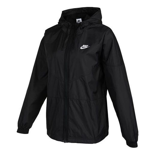 (WMNS) Nike AS W Nike Sportswear RPL WR ESSNTL WVN JKT Jacket Black DD5853-010