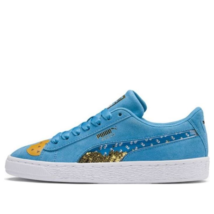 PUMA x SESAME Street 50 Suede Statement JR 370381-01