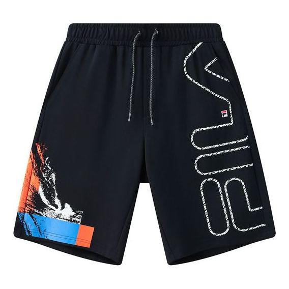 FILA Logo Printing Casual Sports Shorts Blue F11M128607F-NV