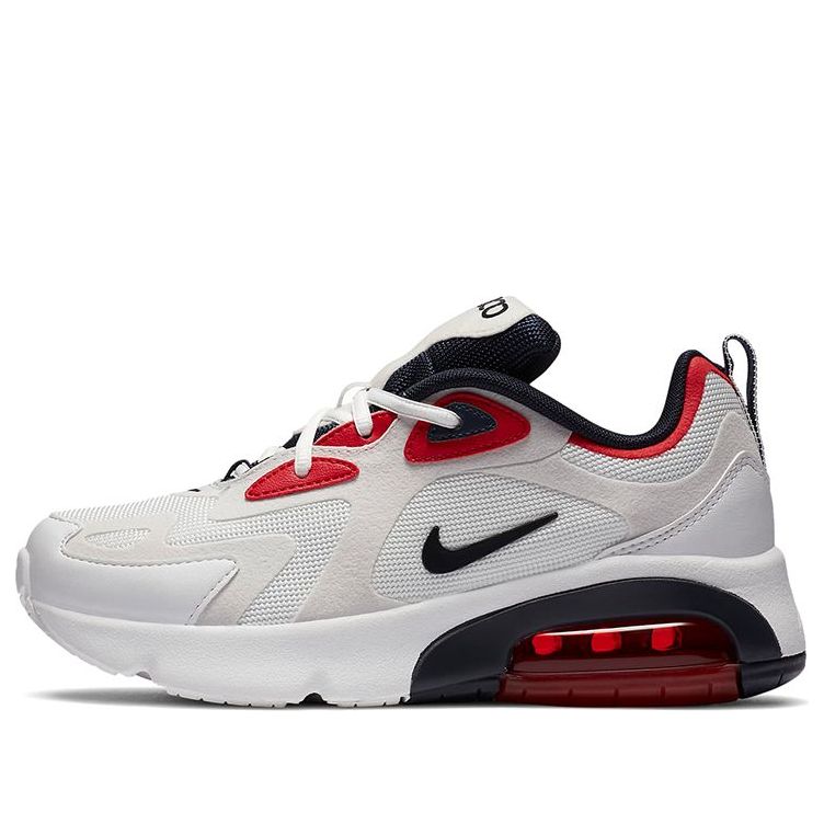 (GS) Nike Air Max 200 'Summit White University Red' AT5627-105