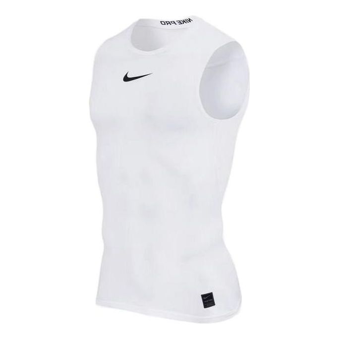 Men's Nike Solid Color Logo Sports Training Gym Vest White DD1638-100
