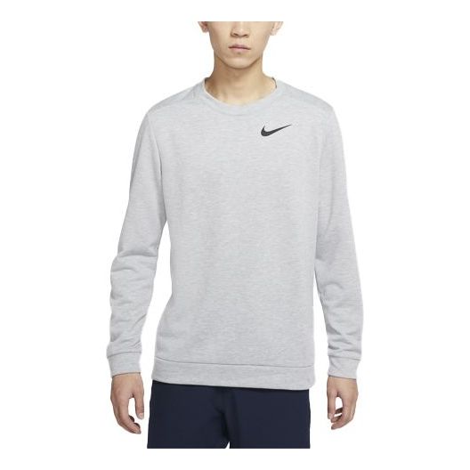 Nike Dri-FIT Knitted Quick-drying Casual Sports Crew Neck Men's Dark Grey DJ4143-063