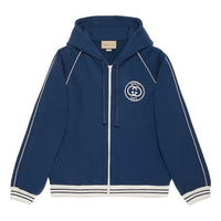 Gucci Cotton Jersey Sweatshirt With Patch 'Blue' 756648-XJFV7-4030