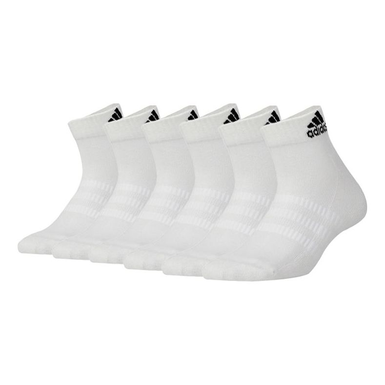 adidas Classical Breathable Sports Basketball Socks Unisex White DZ9367