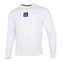 PUMA EMB Logo Sweatshirt 'White' 536773-02