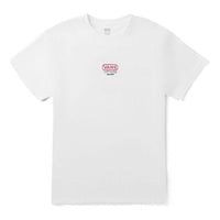 (WMNS) Vans Athleisure Casual Sports Printing Short Sleeve White VN0A4BRNWHT