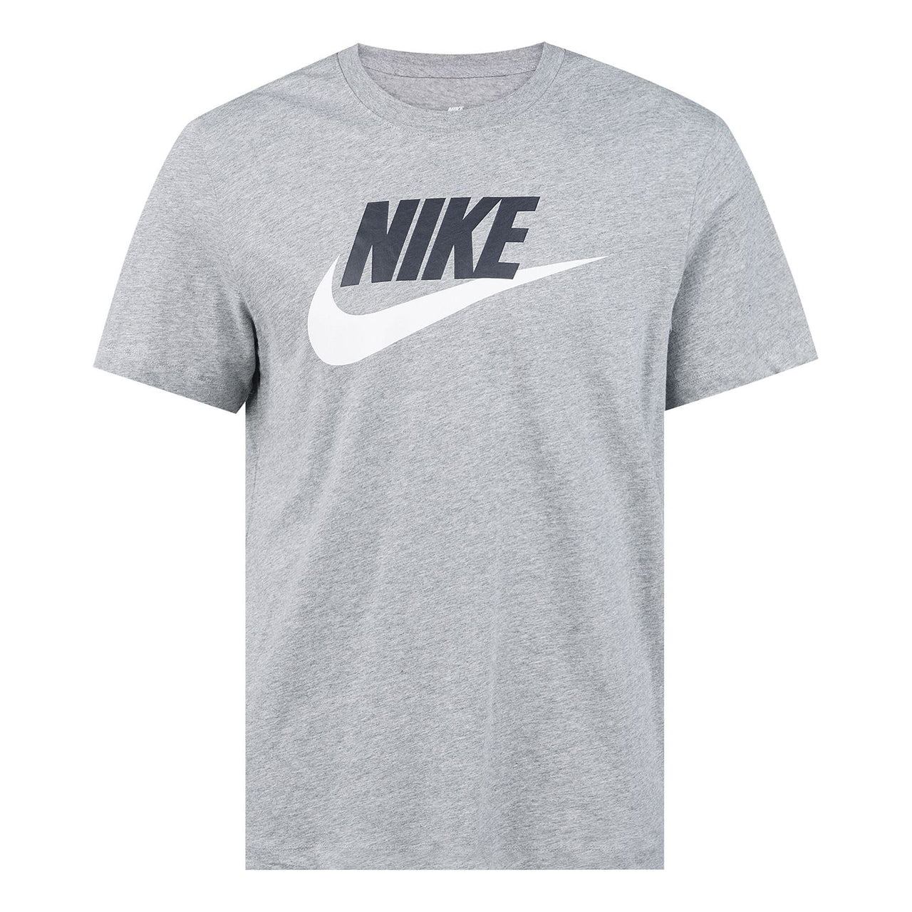 Nike Sportswear Logo Printing Sports Quick Dry Knit Short Sleeve Gray AR5005-063