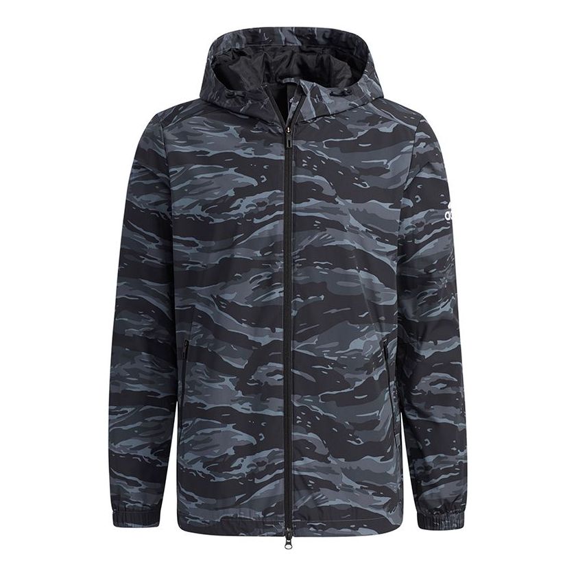 adidas Fi Woven Camouflage Jacket Grey GP0972