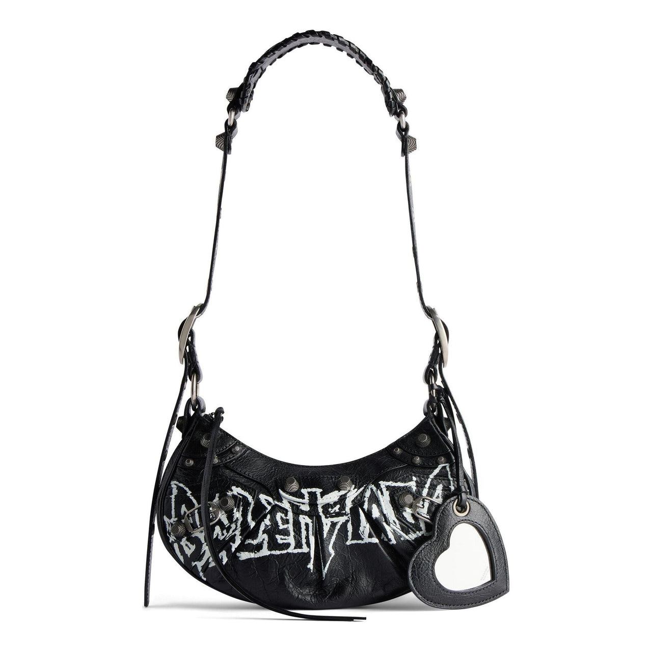 (WMNS) Balenciaga Le Cagole Xs Shoulder Bag Diy Metal 'Black' 6713092AAXE1090