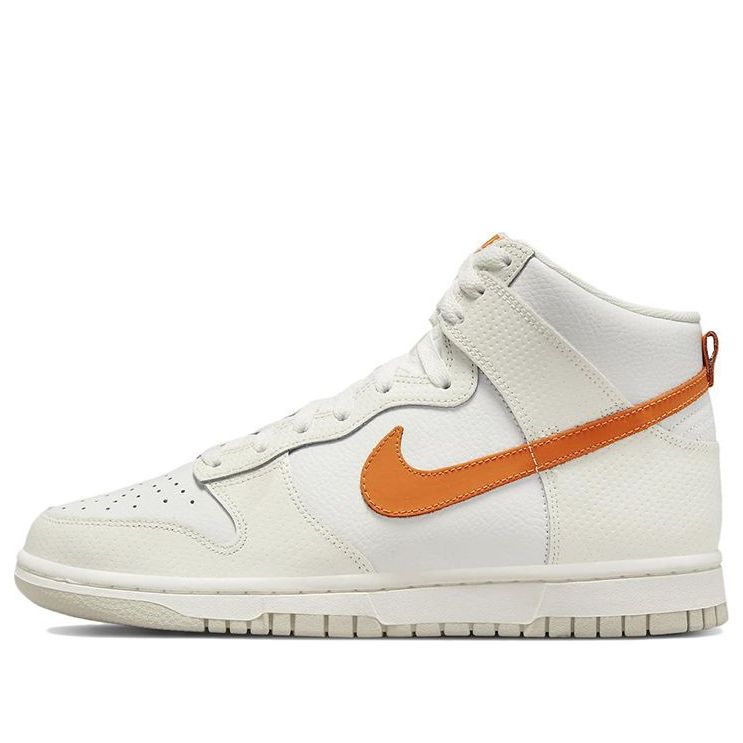 (WMNS) Nike Dunk High 'White Magma Orange' DV6986-100