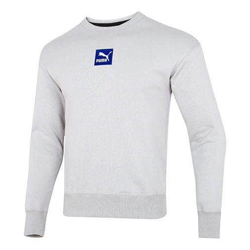PUMA EMB Logo Sweatshirt 'Grey' 536773-07