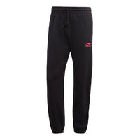 adidas originals Torsion Sp Logo Printing Running Sports Long Pants Black GD6011