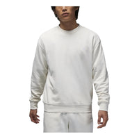 Air Jordan Classic Flying Solid Color Fleece Lined Round Neck Sweatshirt 'White' FQ1865-133