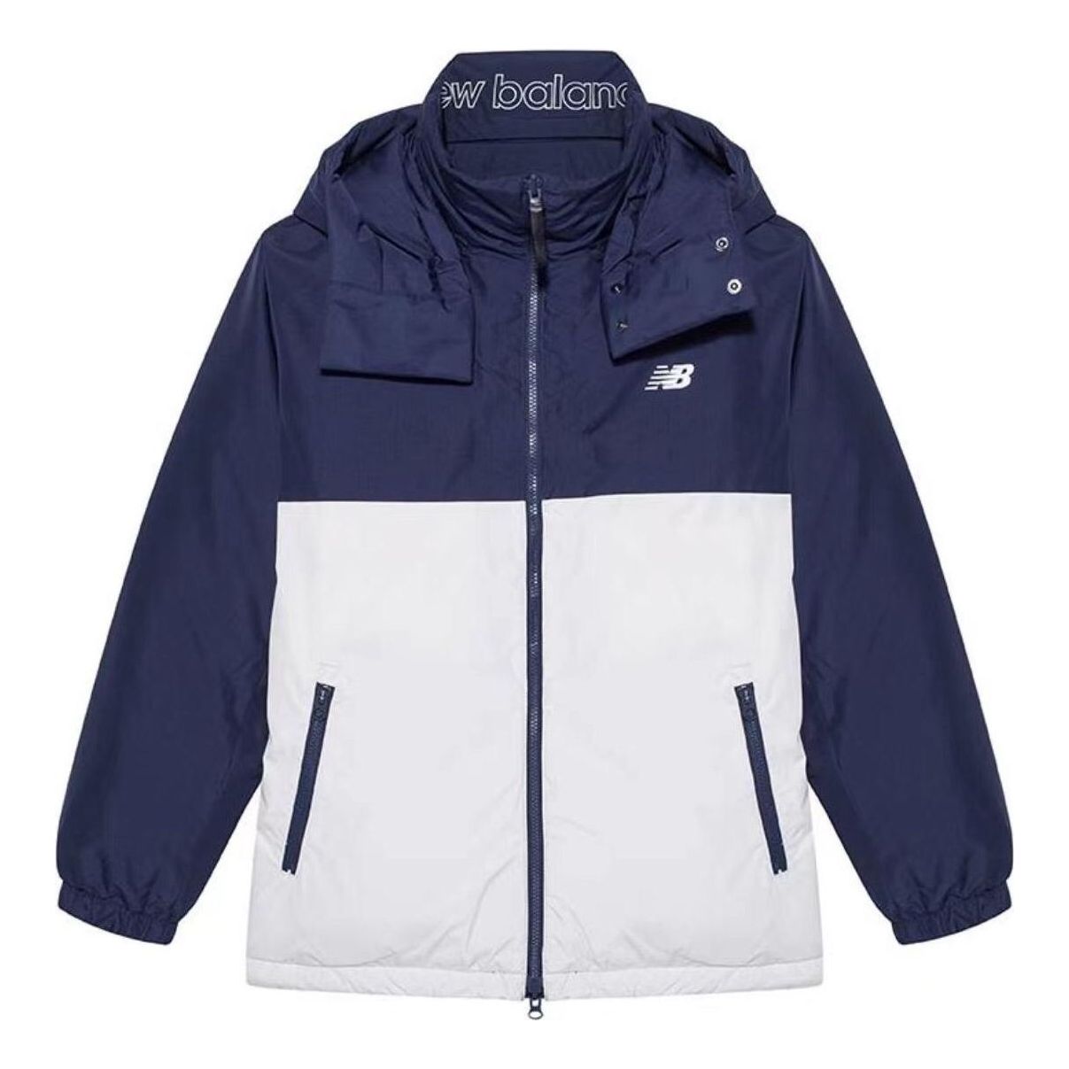 New Balance Classic Color Block Windbreaker 'Blue White' NP847011-NV