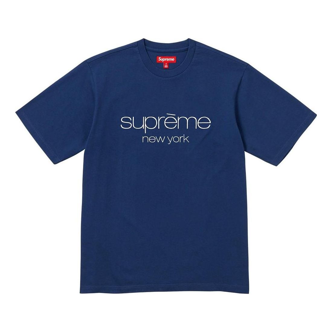 Supreme FW23 Week3 Classic Logo T-shirt 'Navy' SUP-FW23-070