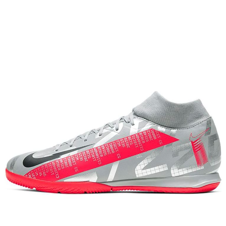 Nike Mercurial Superfly 7 Academy IC 'Metallic Grey Crimson' AT7975-906