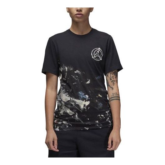 Air Jordan Flight Artist Series T-Shirt 'Nero' FB7408-010