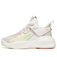 (WMNS) ANTA Life Series Sneakers Mid 'Oatmeal White' 122048080-1