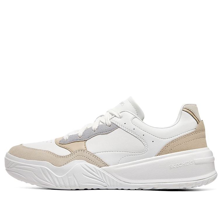 (WMNS) Skechers Denali Shoes 'White Beige' 185022-WPKP