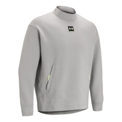 Under Armour Summit Knit Mock Fleece Top 'Grey' 1373799-592