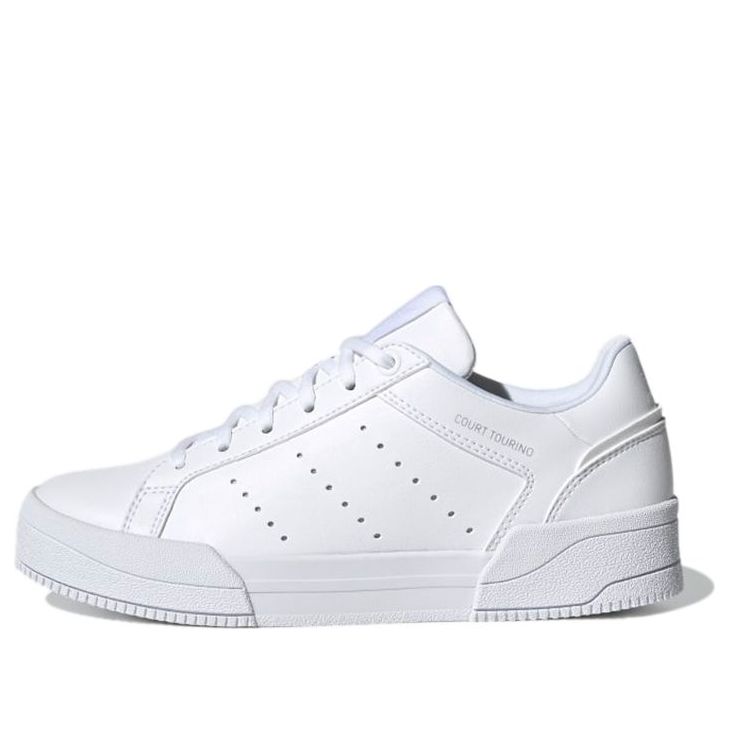 (GS) adidas Court Tourino Shoes 'Triple White' H00764