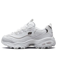 (WMNS) Skechers D'Lites GS White/Black 11931-WBK