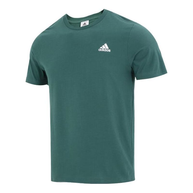 adidas Essentials Single Jersey Embroidered Small Logo T-Shirt 'Green' IJ6111