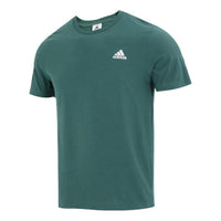 adidas Essentials Single Jersey Embroidered Small Logo T-Shirt 'Green' IJ6111