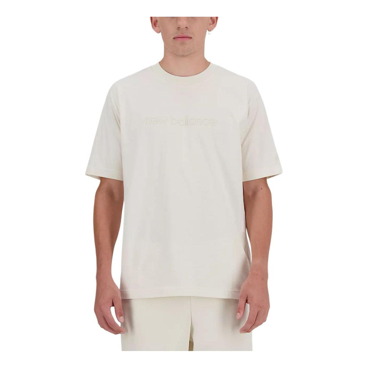 New Balance Wordmark Logo T-Shirt 'Linen' MT41559-LIN