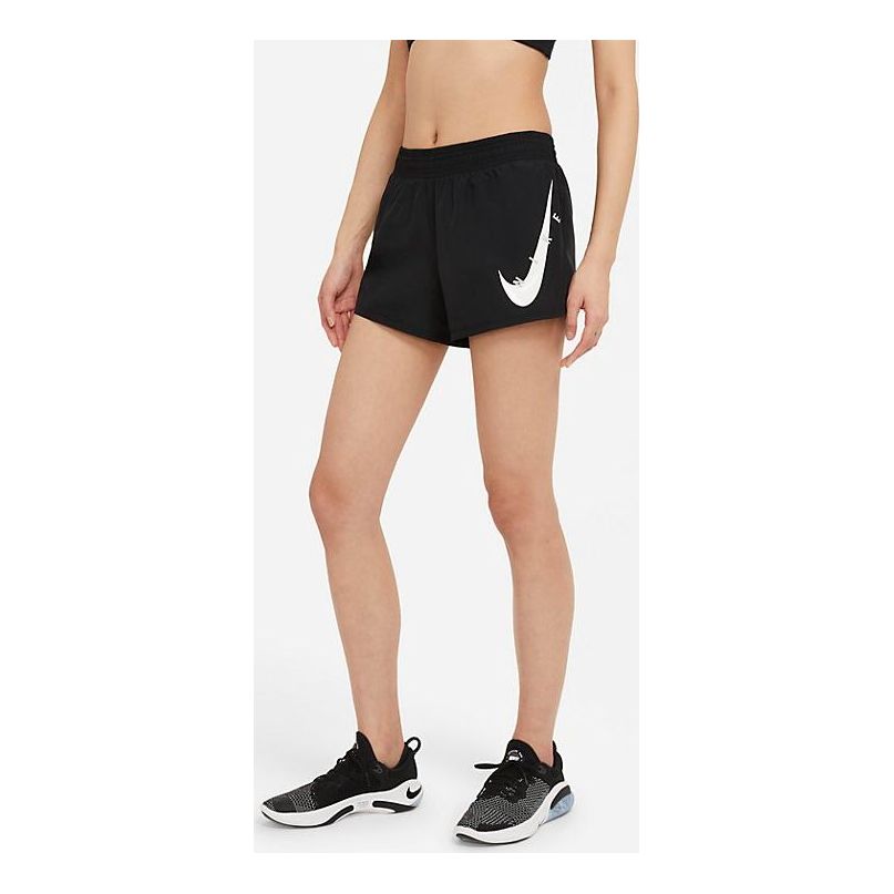 (WMNS) AS W NK SWOOSH Run Short Black CZ9316-010