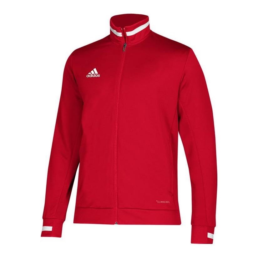 adidas Team 19 Track Jacket 'Power Red White' DX7323
