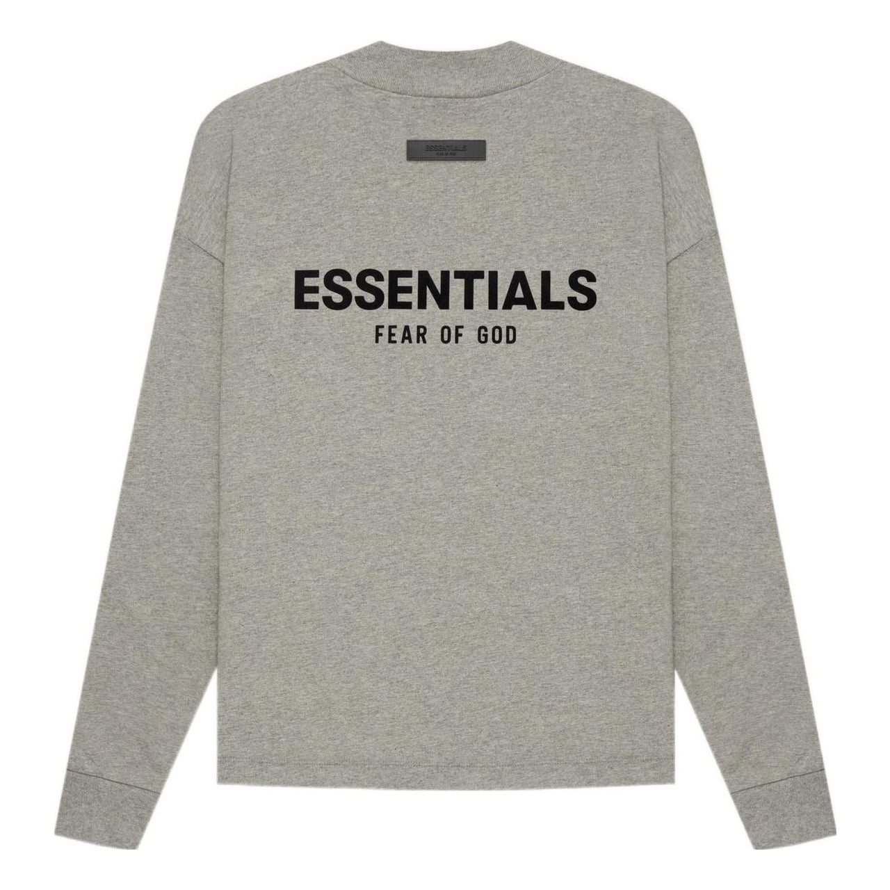 Fear of God Essentials SS22 Long Sleeve T-Shirt 'Dark Oatmeal' FOG-SS22-609