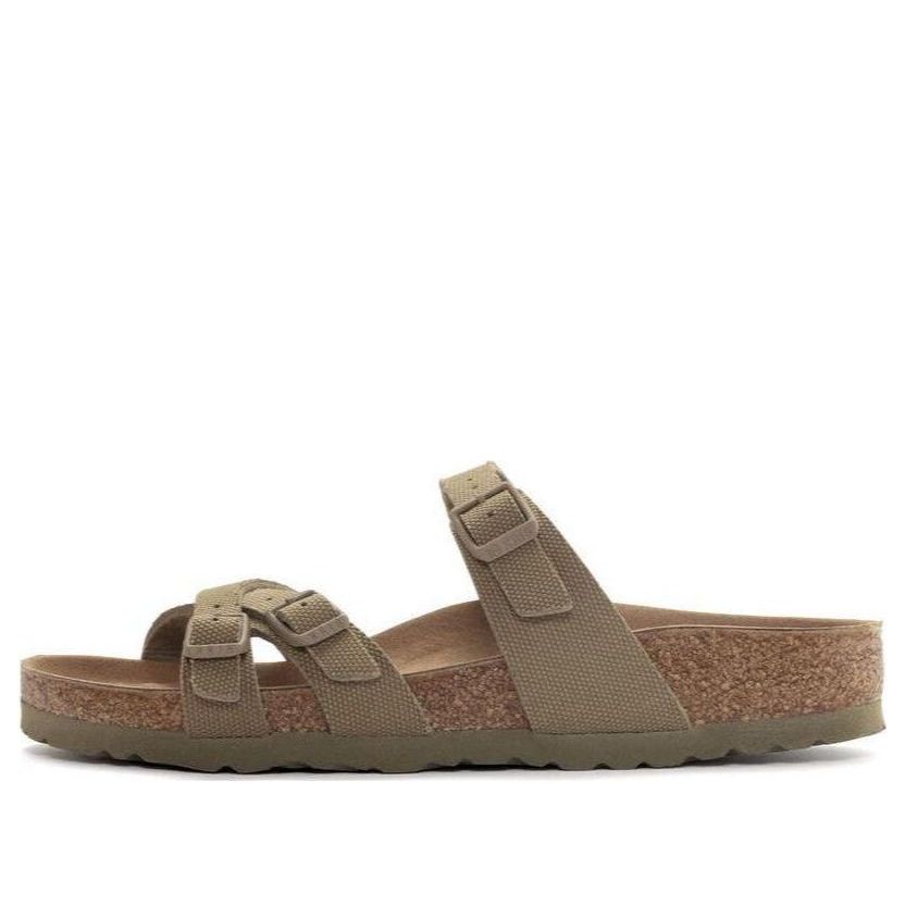Birkenstock Franca Vegan Textile Narrow Fit Sandals 'Faded Khaki' 1024094