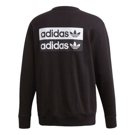 adidas originals Men's F A Crew Sports Fleece Black FM2262