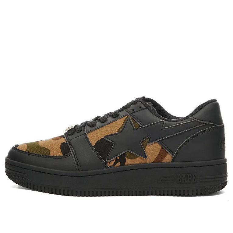 A Bathing Ape Bape sta Low M1 '1st Camo - Black' 1F80191002-BLK
