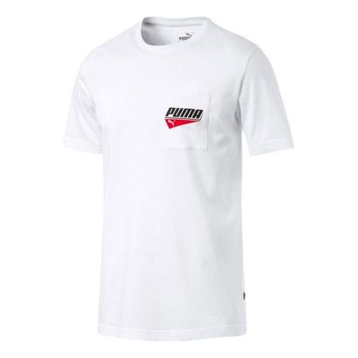 PUMA Pocket T-Shirt 'White' 844617-02