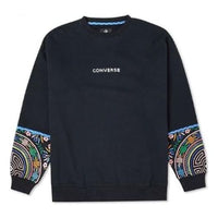 Converse Tapesty Crewneck Sweatshirt 'Black' 10025058-A03