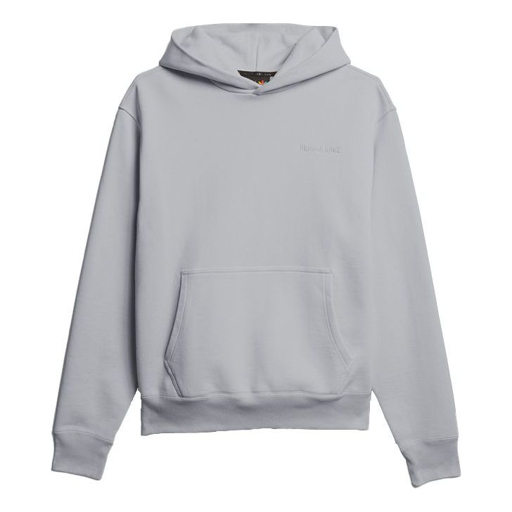 adidas originals x Pw Basics Hood Embroidered Monogrammed Hooded Sweater Unisex Grey GM1947