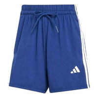 (WMNS) adidas Essentials 3-Stripes Cotton Shorts 'Blue' JD0913