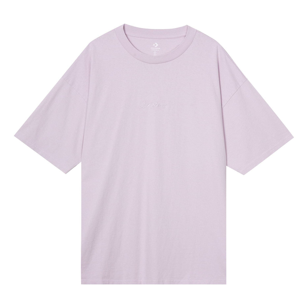 Converse Jack Purcell Washed Retro Loose Knit Short Sleeve Couple Style Purple 10021630-A09