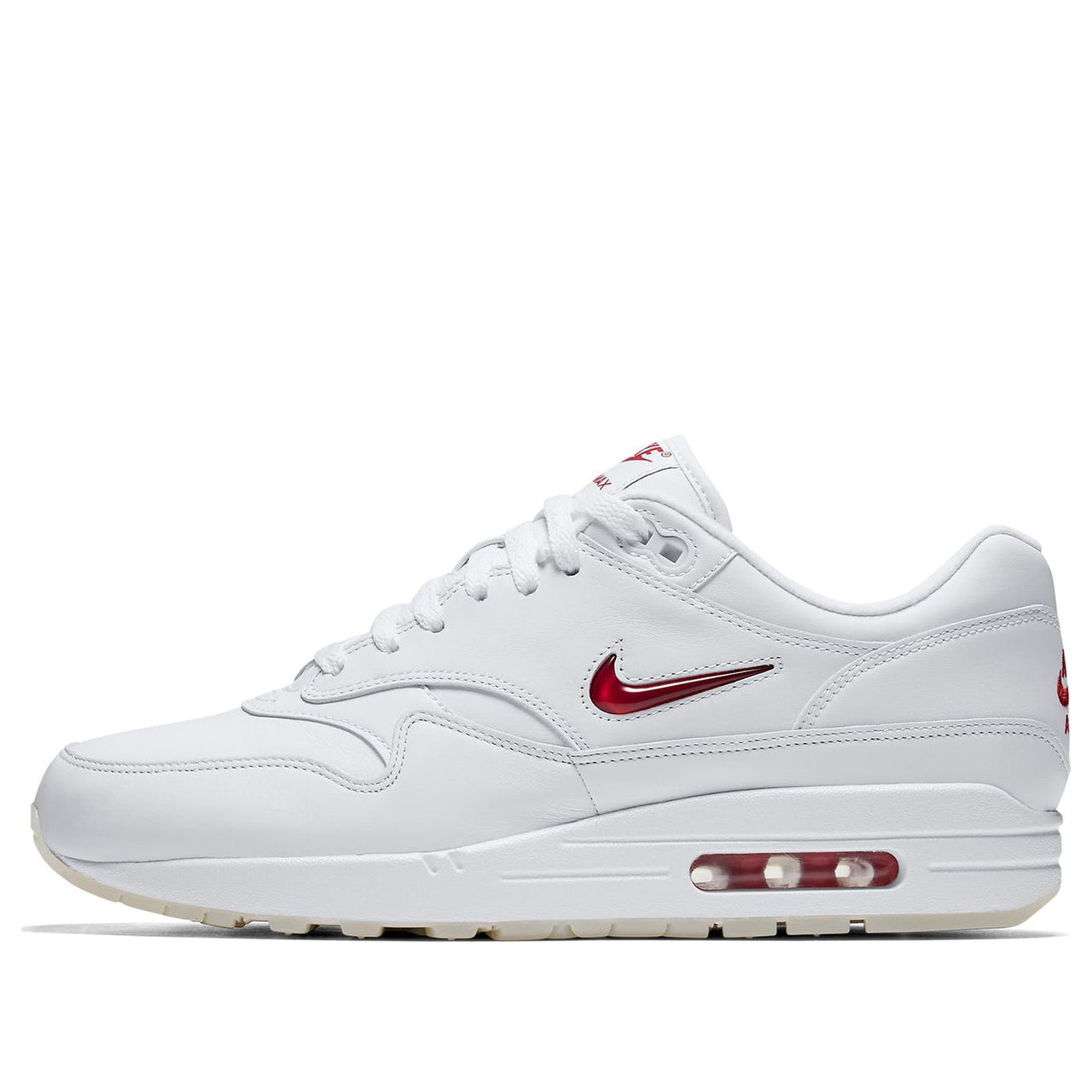 Nike Air Max 1 Premium SC Jewel 'White Red' 918354-104