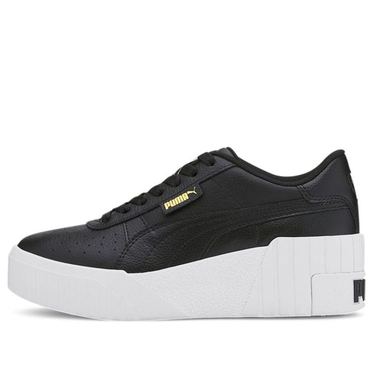 (WMNS) PUMA Cali Wedge 'Black White' 373438-02