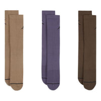 Air Jordan Everyday Crew Socks 3 Set 'Tan Purple Brown' DX9632-905