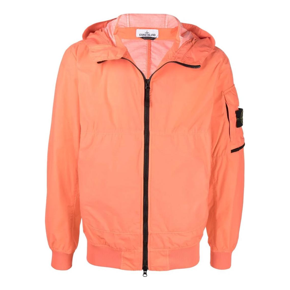 STONE ISLAND Hooded Jacket 'Orange' 761540632-V0032