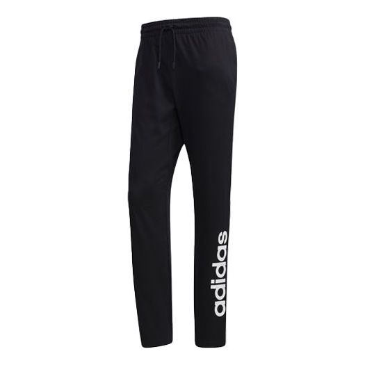 adidas neo M Esntl Lw Tp Logo Printed Slim-fit Sweatpants Black FP7435