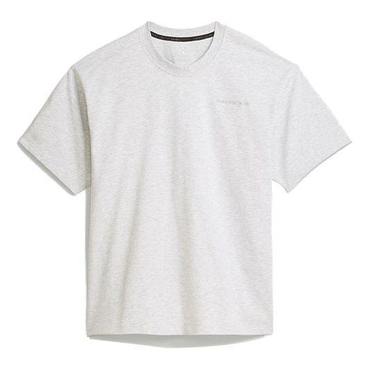 adidas x Pharrell Humanrace Small Logo T-Shirt 'Light Grey' HB8818