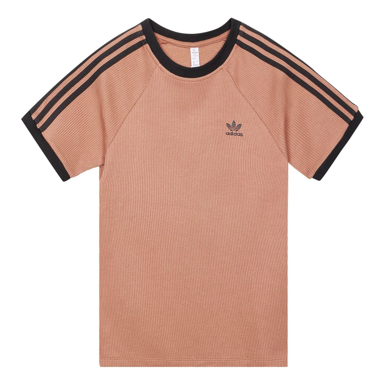 (WMNS) adidas 3-Stripes Slim T-Shirt 'Pink Black' IC5464
