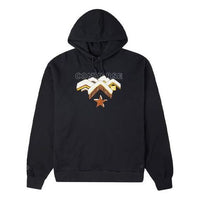 Men's Converse Mountains Pattern Printing Fleece Lined Black 10023523-A02